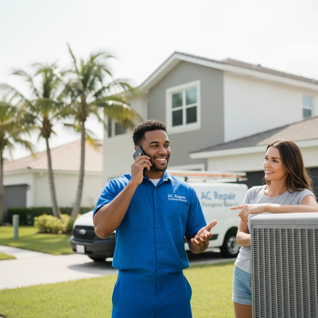 AC Repair Pompano Beach customer support in Bangs